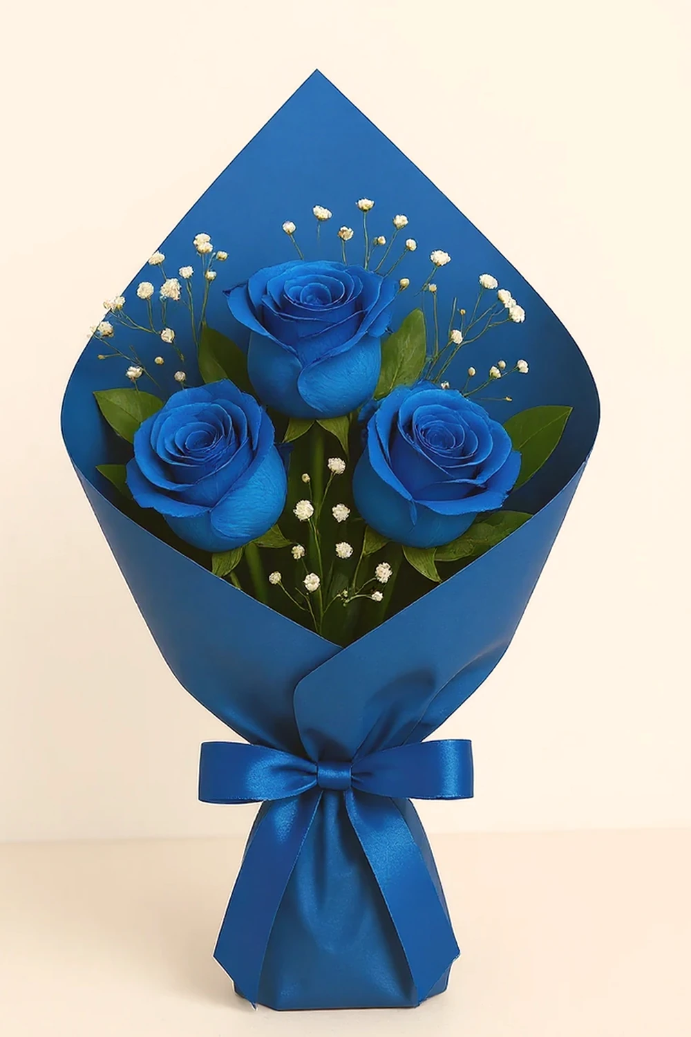 Buquê 3 Rosas Azuis