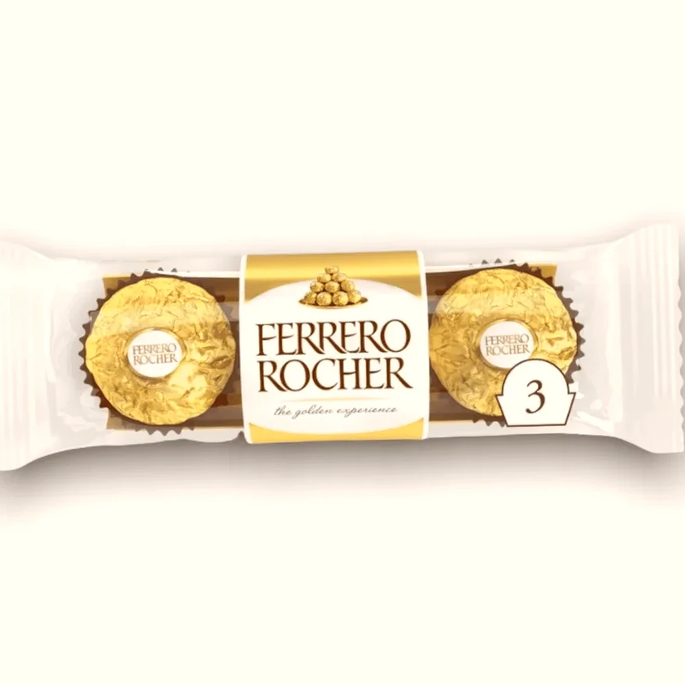 CHOLOLATE FERRERO ROCHER COM 3UN
