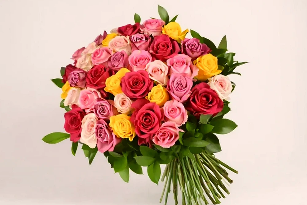 Abraços de Cores com 36 Rosas Combianas