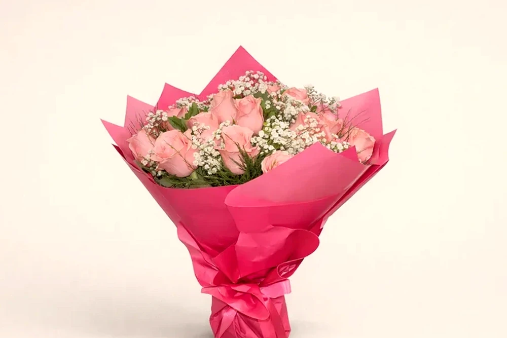 Buquê Beleza em Flor com 24 Rosas