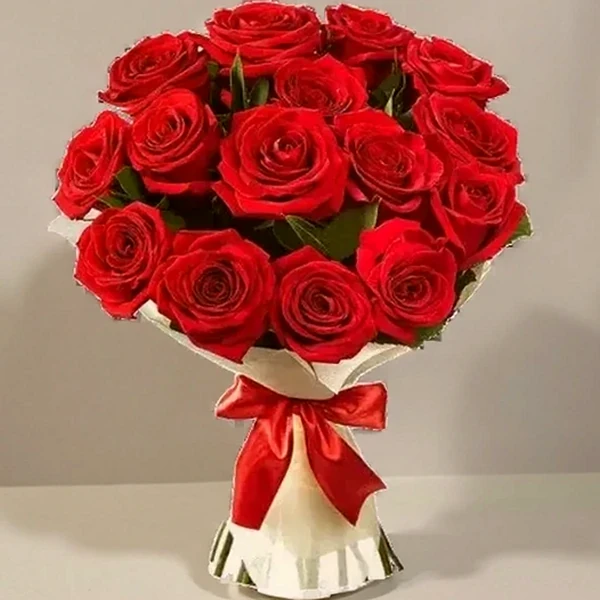 Buquê de 18 rosas colombianas